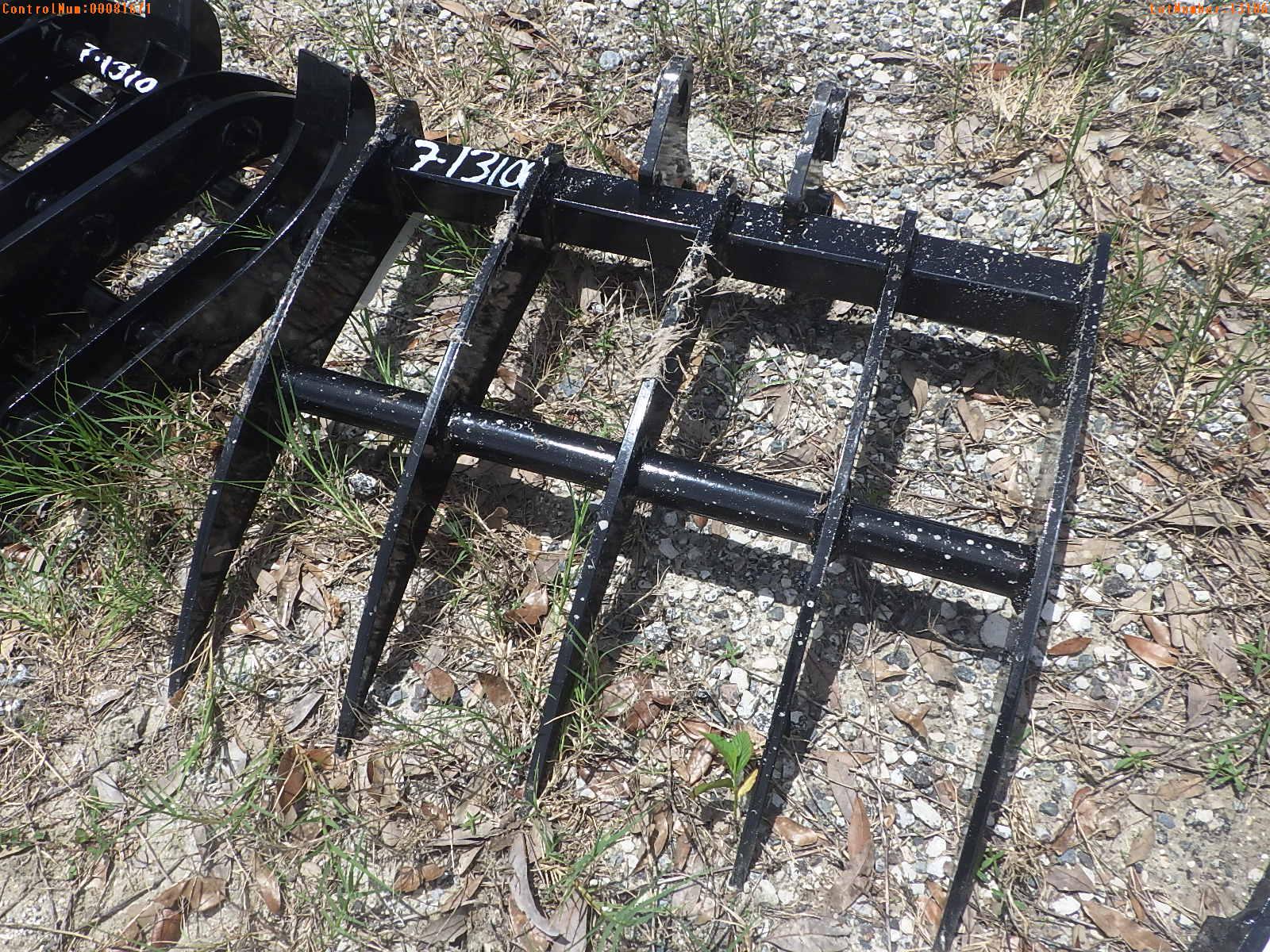 8-12210 (Equip.-Implement misc.)  Seller:Private/Dealer MIVA EXCAVATOR RAKE ATTA