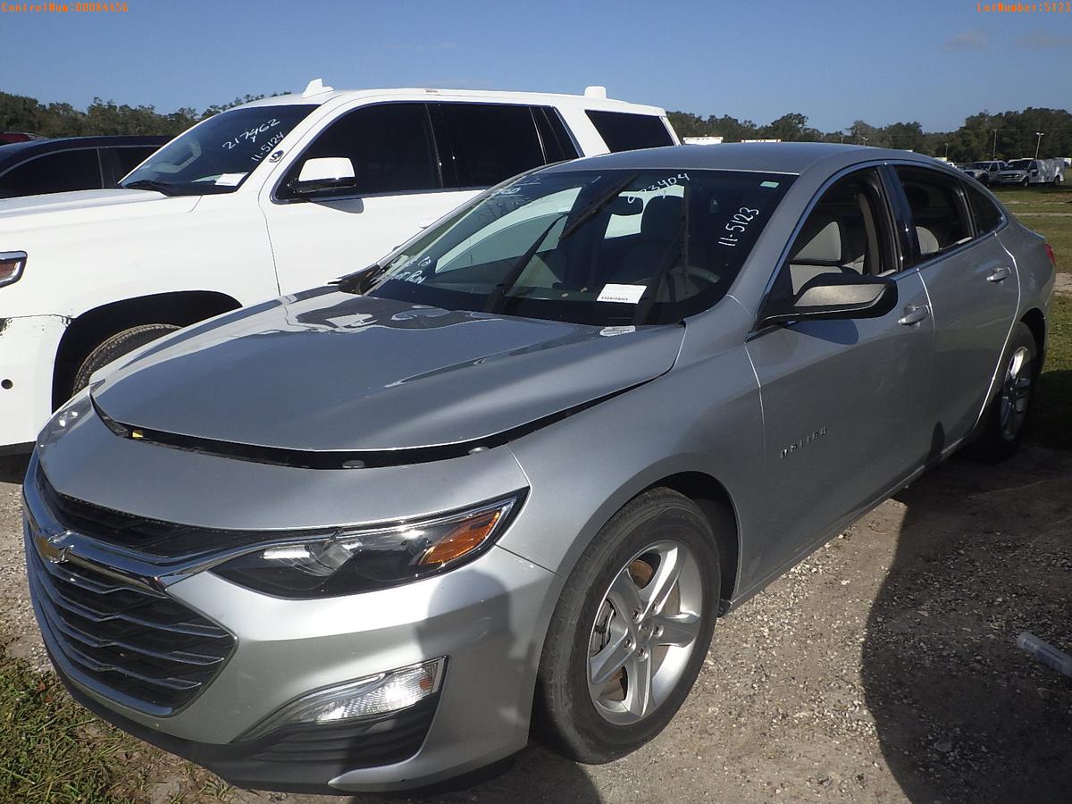 11-05123 (Cars-Sedan 4D)  Seller: Gov-Pinellas County Sheriffs Ofc 2020 CHEV MAL