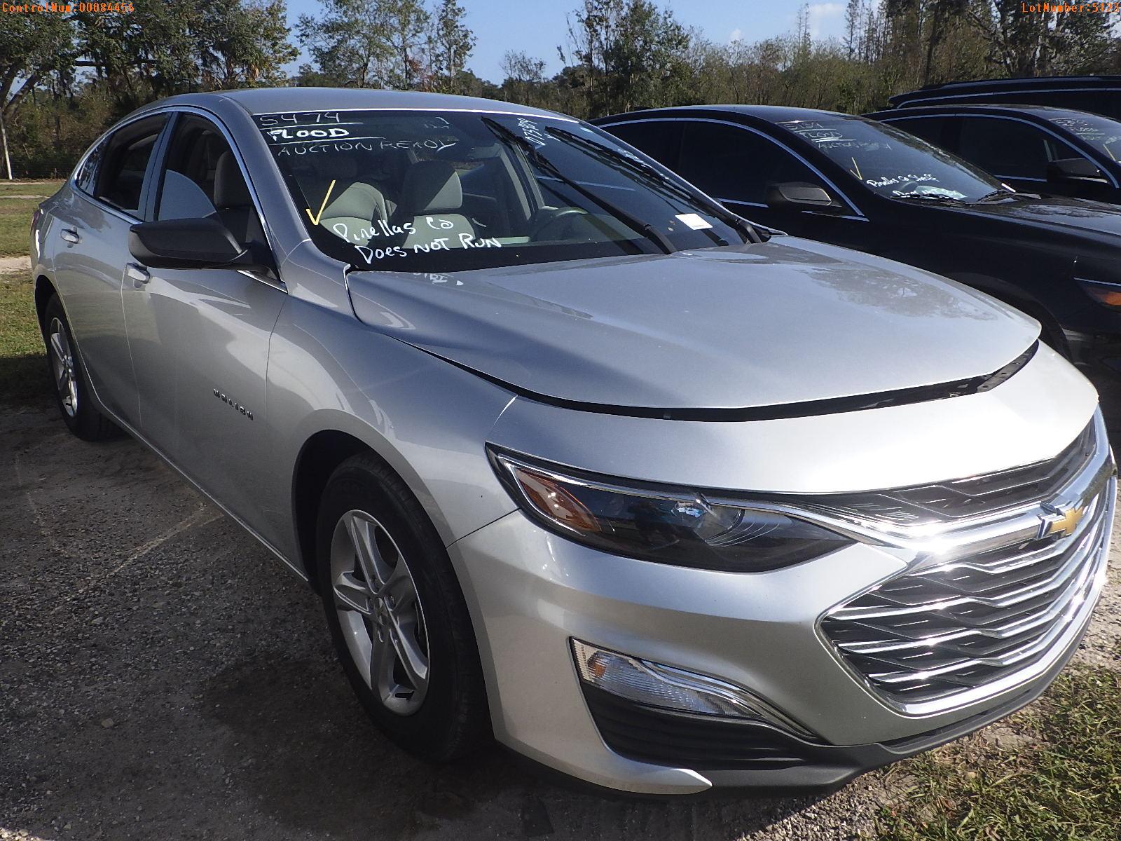 11-05123 (Cars-Sedan 4D)  Seller: Gov-Pinellas County Sheriffs Ofc 2020 CHEV MAL