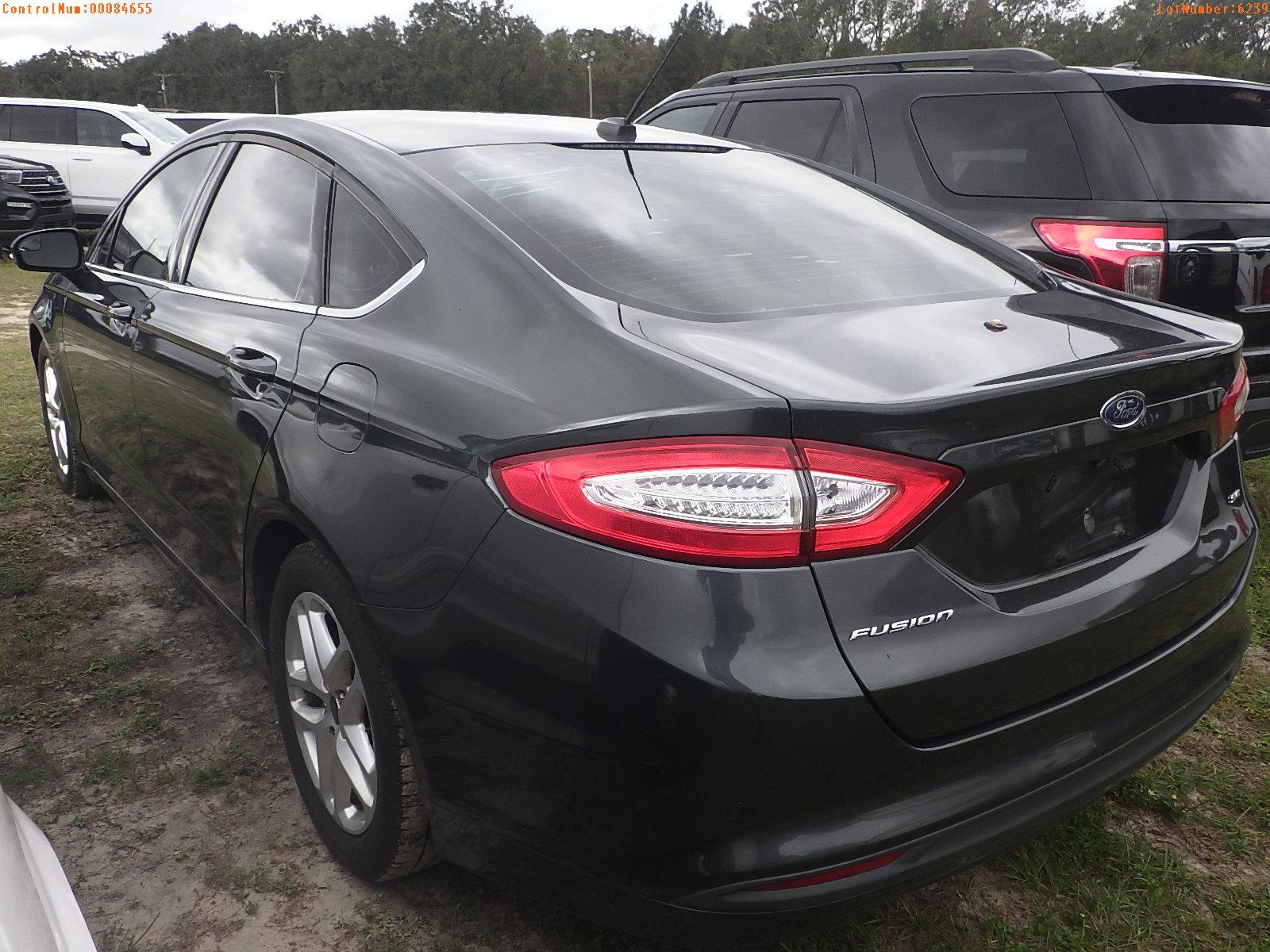 11-06239 (Cars-Sedan 4D)  Seller: Gov-Hernando County Sheriffs 2016 FORD FUSION
