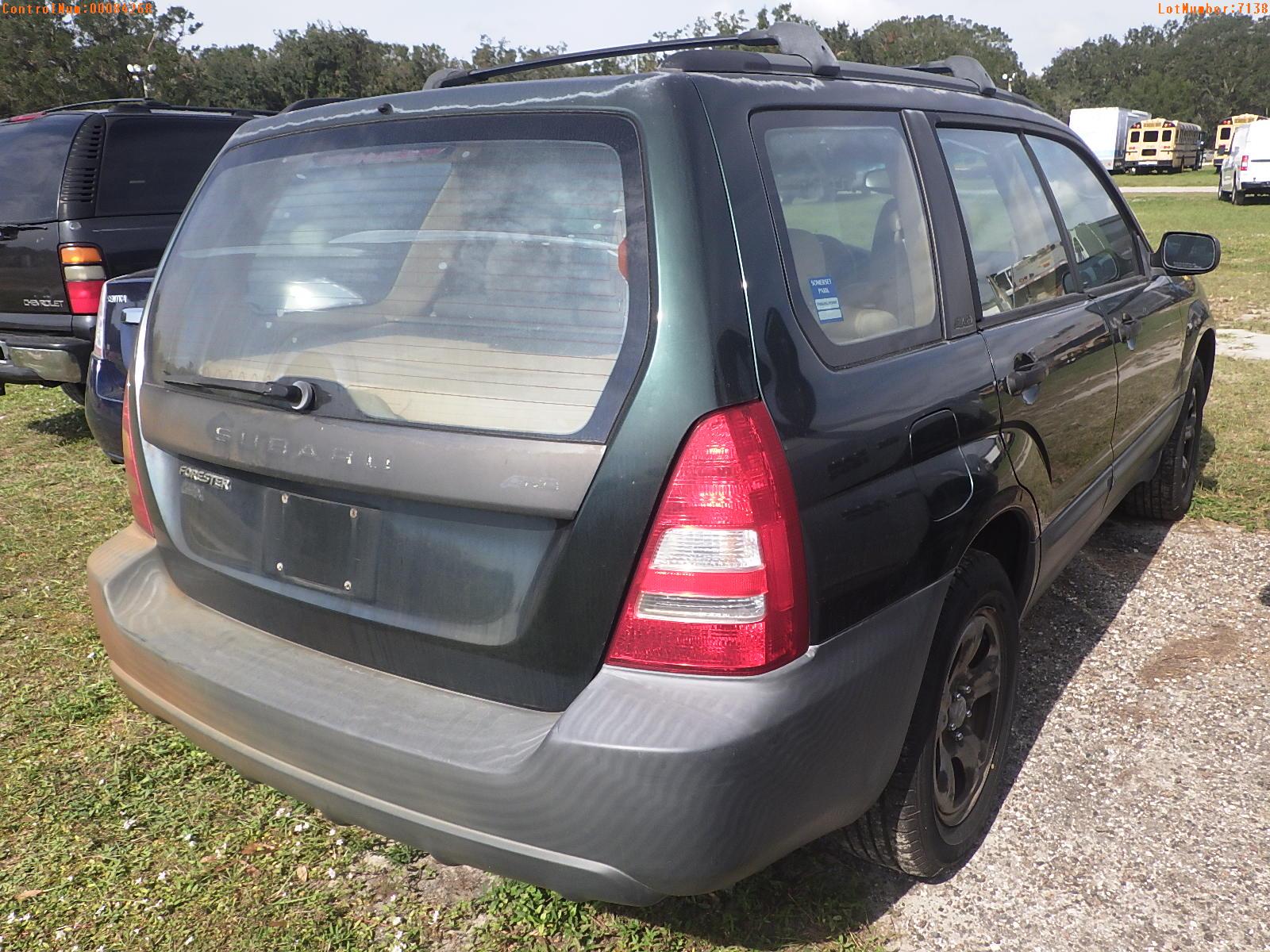 11-07138 (Cars-Sedan 4D)  Seller:Private/Dealer 2004 SUBA FORESTER