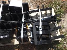 11-13110 (Equip.-Implement misc.)  Seller:Private/Dealer SET OF EXCAVATOR ATTACH