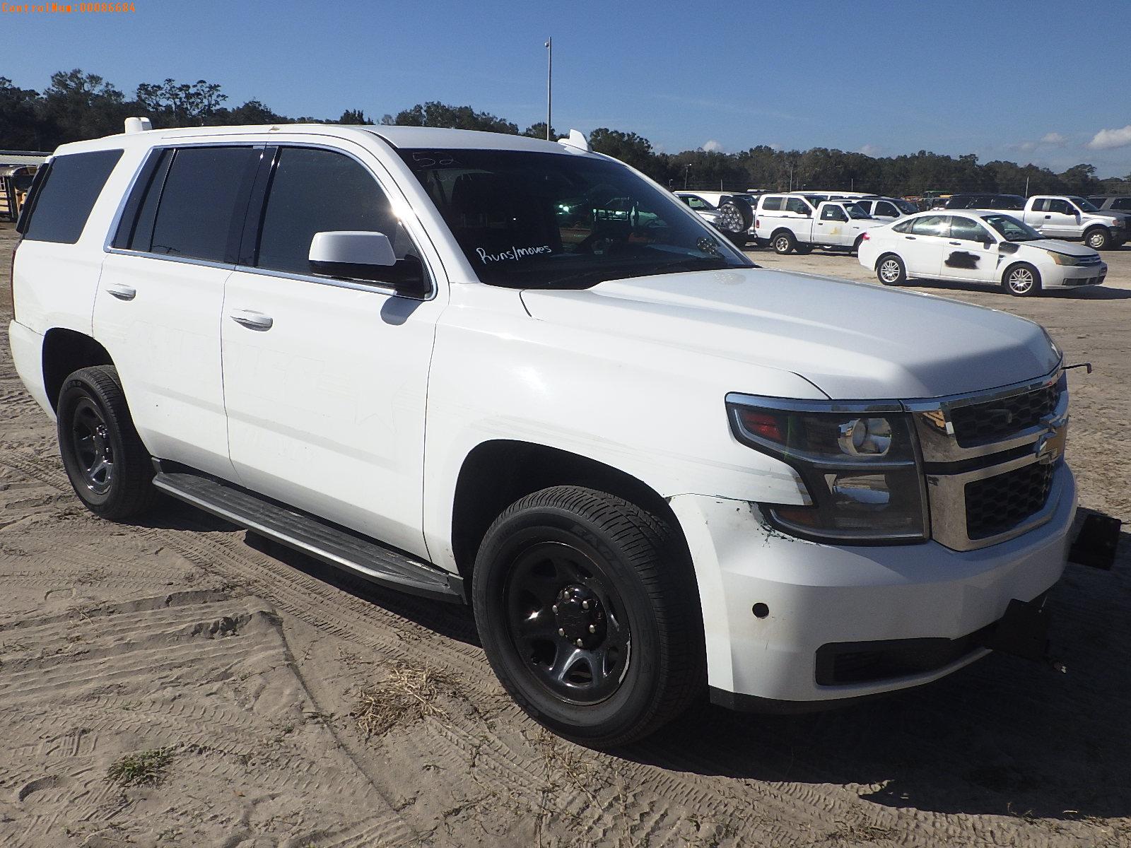 2-06249 (Cars-SUV 4D)  Seller: Gov-Pinellas County Sheriffs Ofc 2018 CHEV TAHOE