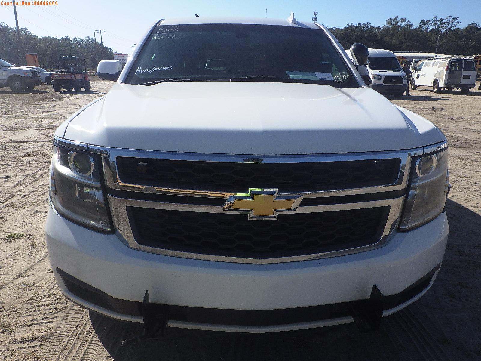 2-06249 (Cars-SUV 4D)  Seller: Gov-Pinellas County Sheriffs Ofc 2018 CHEV TAHOE