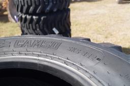 New Set of 4 SKS332 12in Skid Steer Tires