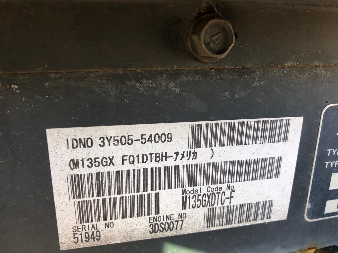 2013 Kubota M135GX 4WD Aggricultural Tractor