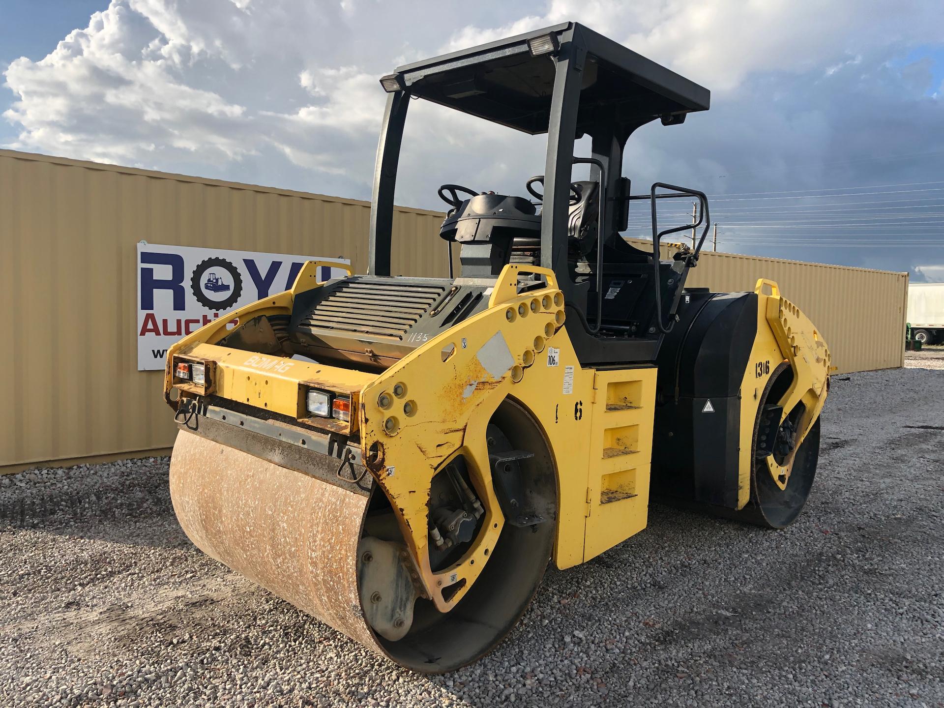 2008 Bomag BW161AD-4 Tandem Smooth Drum Roller