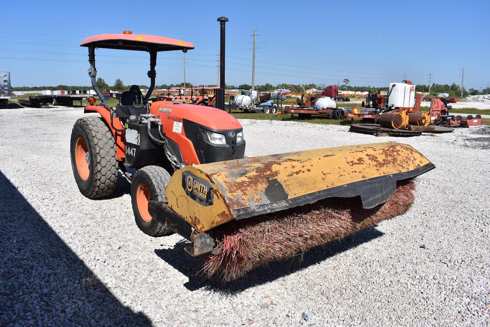 2015 Kubota MX5200F Broom Sweeper Tractor