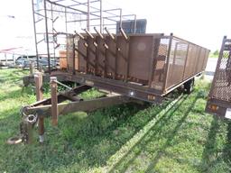 18ft x 8ft Custom job trailer