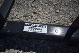 42in Skid Steer Forks Attachment Unused Item
