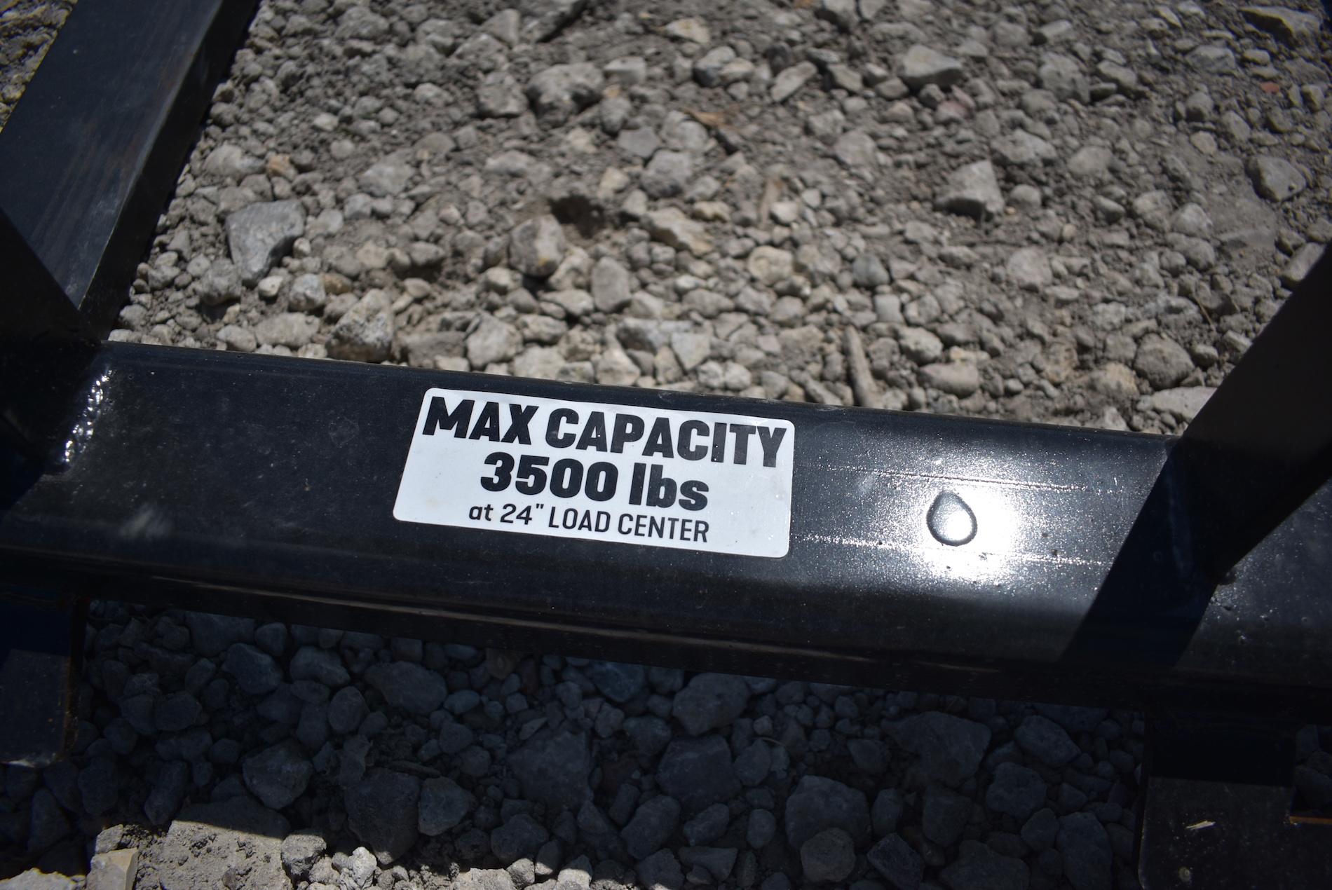 42in Skid Steer Forks Attachment Unused Item