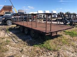 16 ft tri axle custom job trailer