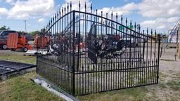 16FT Powder Costed Animals Gates with Posts