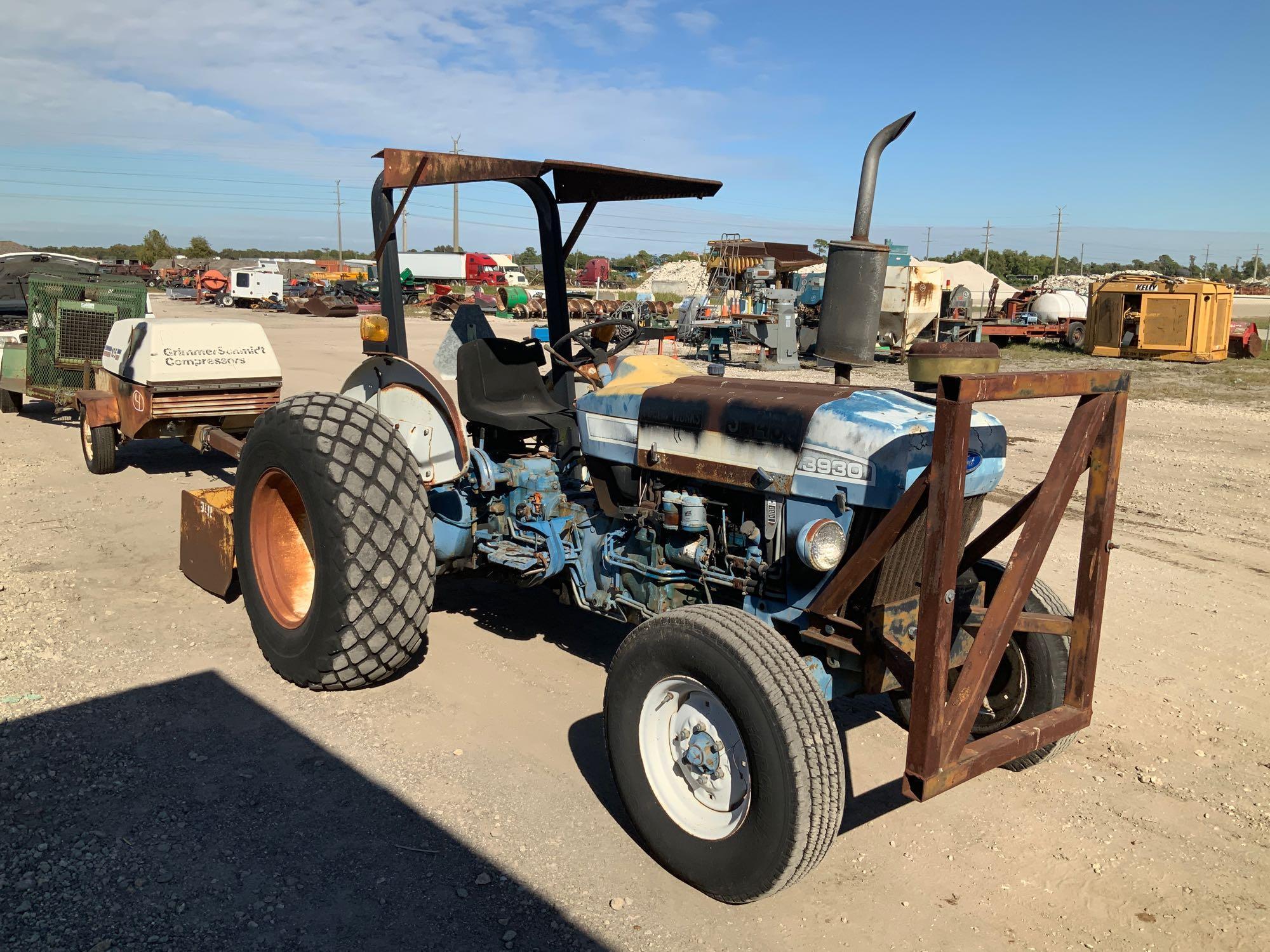 Ford 3930 Box Blade Tractor