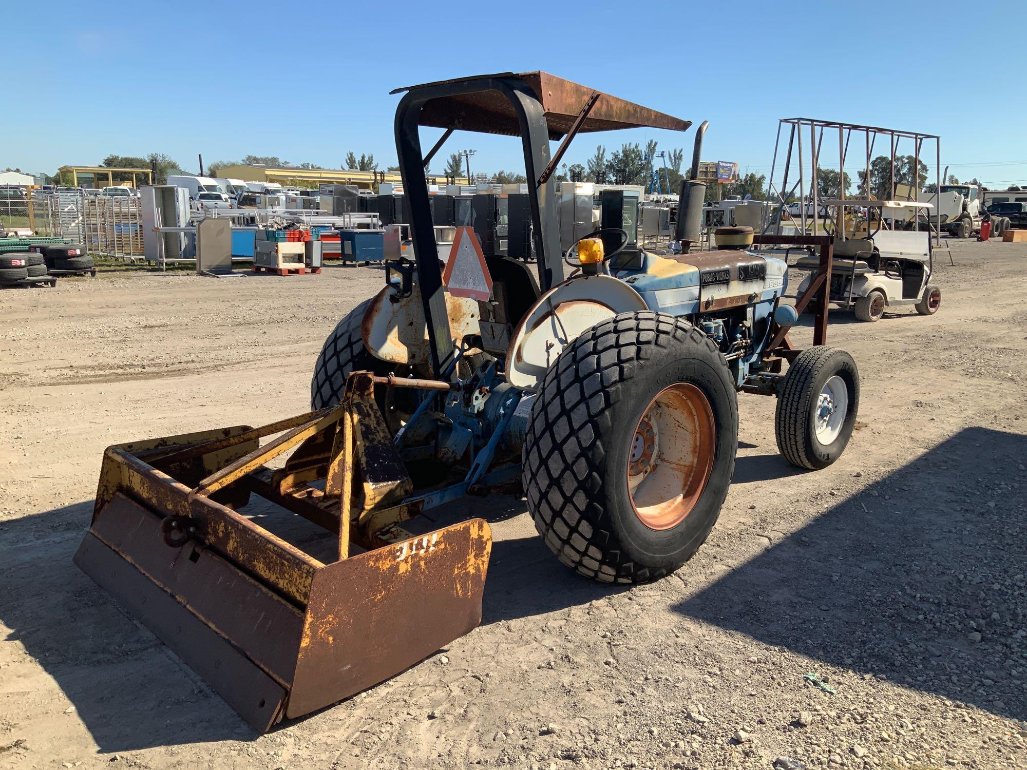 Ford 3930 Box Blade Tractor