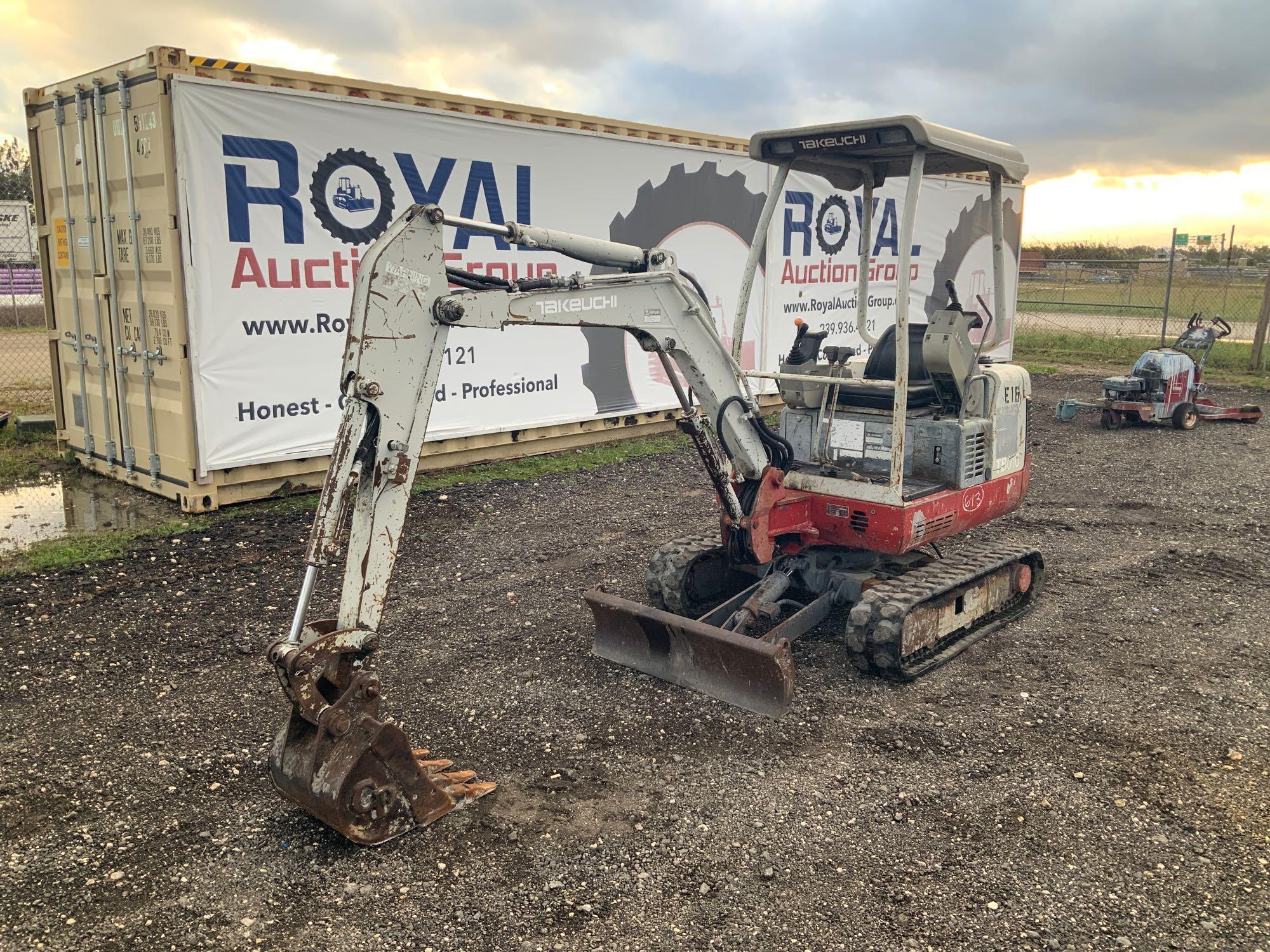 Takeuchi TB016 Mini Excavator