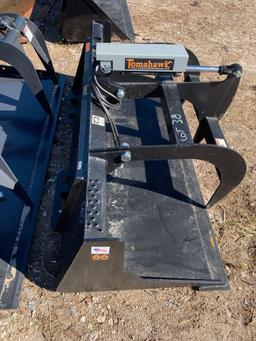 Unused Skid Steer Grapple Bucket - 66in Tomahawk