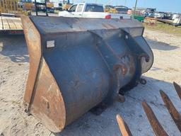 Paladin JD 3 Yard Quick Coupler Wheel Loader Bucket Attachment 100in