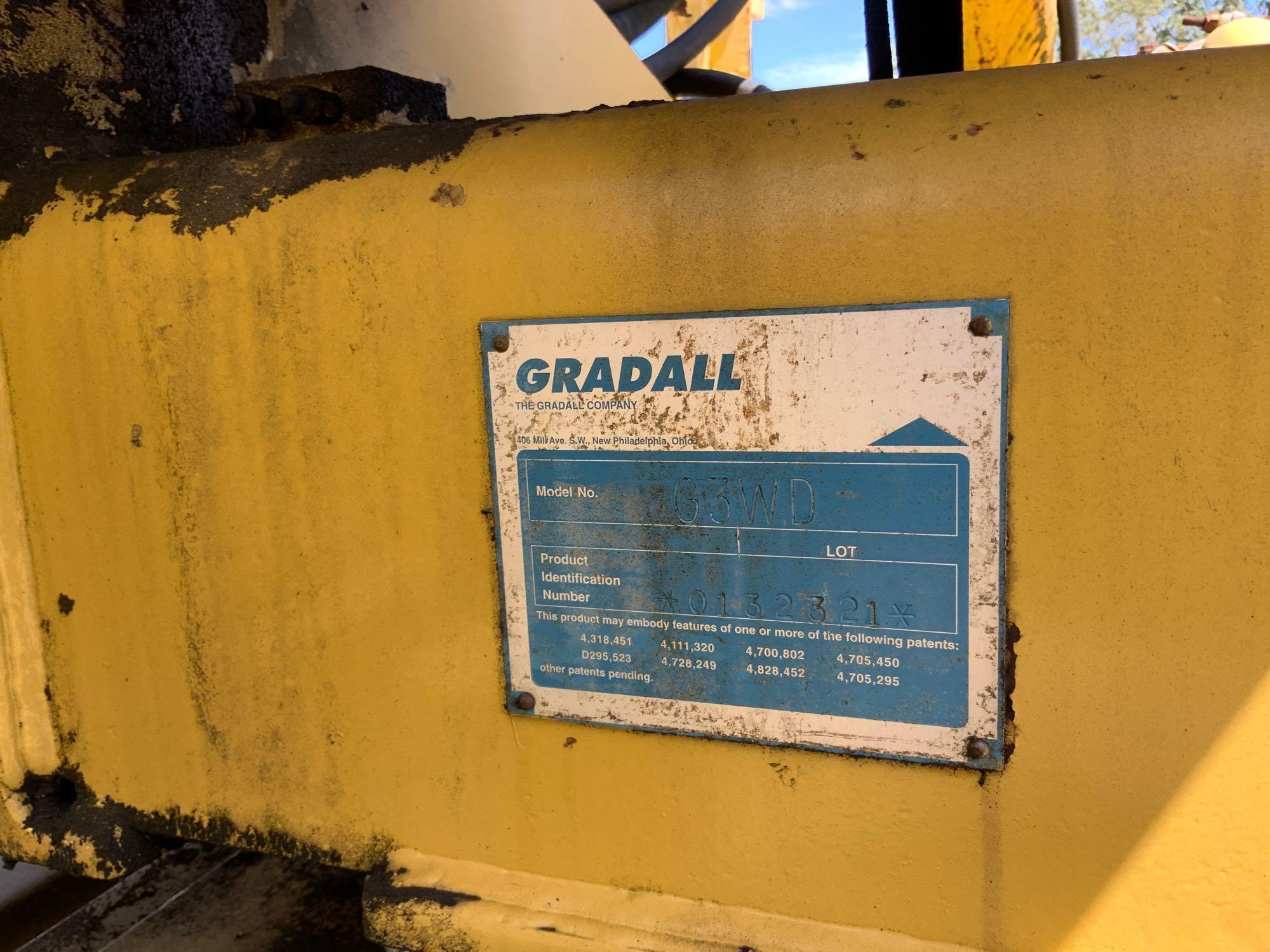 1994 Gradall G3WD 4x4 Grading Excavator with Attachments