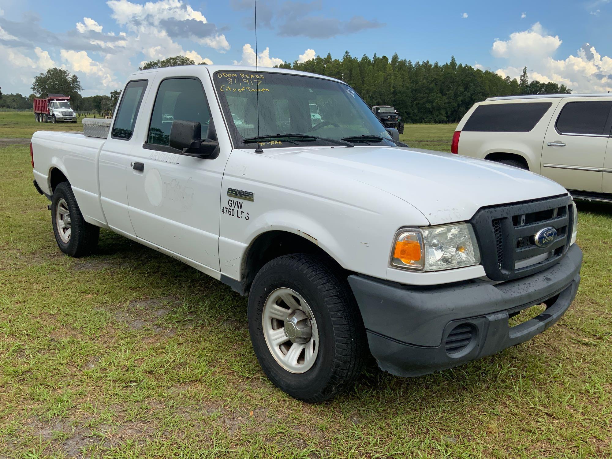 2011 Ford Ranger Extended Cab Pickup Truck