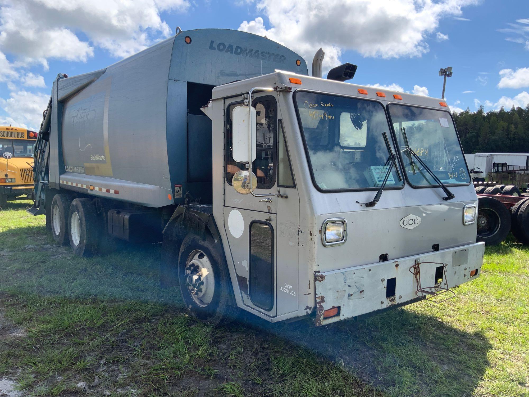 2008 Crane Carrier Co. Loadmaster Rear Packer Garbage Truck
