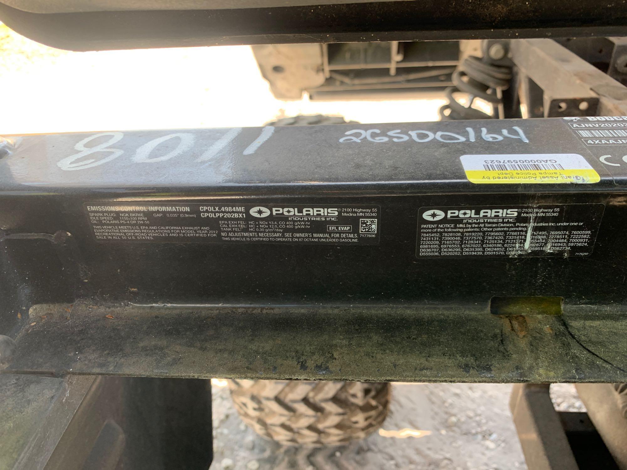 2012 Bobcat 3400SG 4x4 Crew Cab UTV