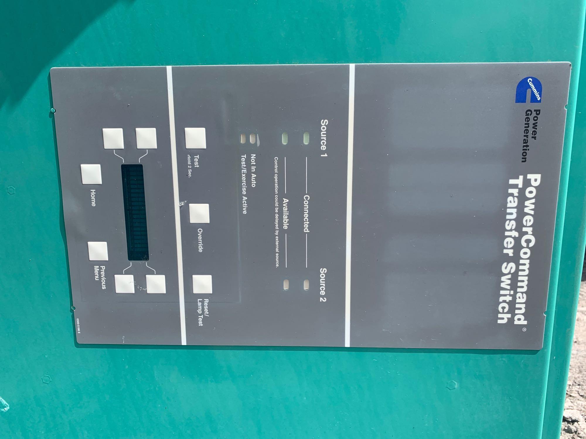 150 Amp Cummins Generator Transfer Switch