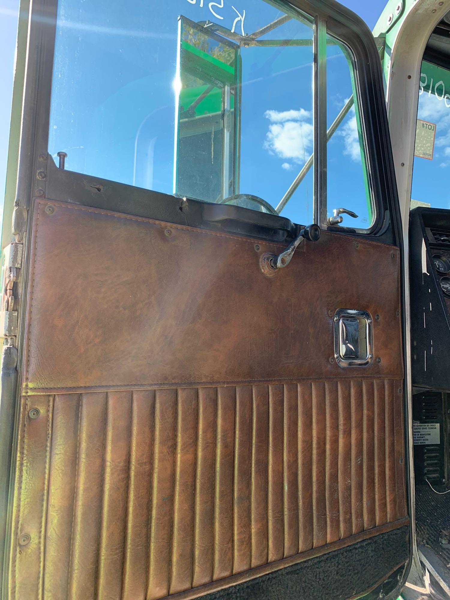 1991 Kenworth T800 T/A Rolloff Truck with Dumpster