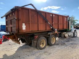 1991 Kenworth T800 T/A Rolloff Truck with Dumpster