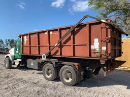 1991 Kenworth T800 T/A Rolloff Truck with Dumpster
