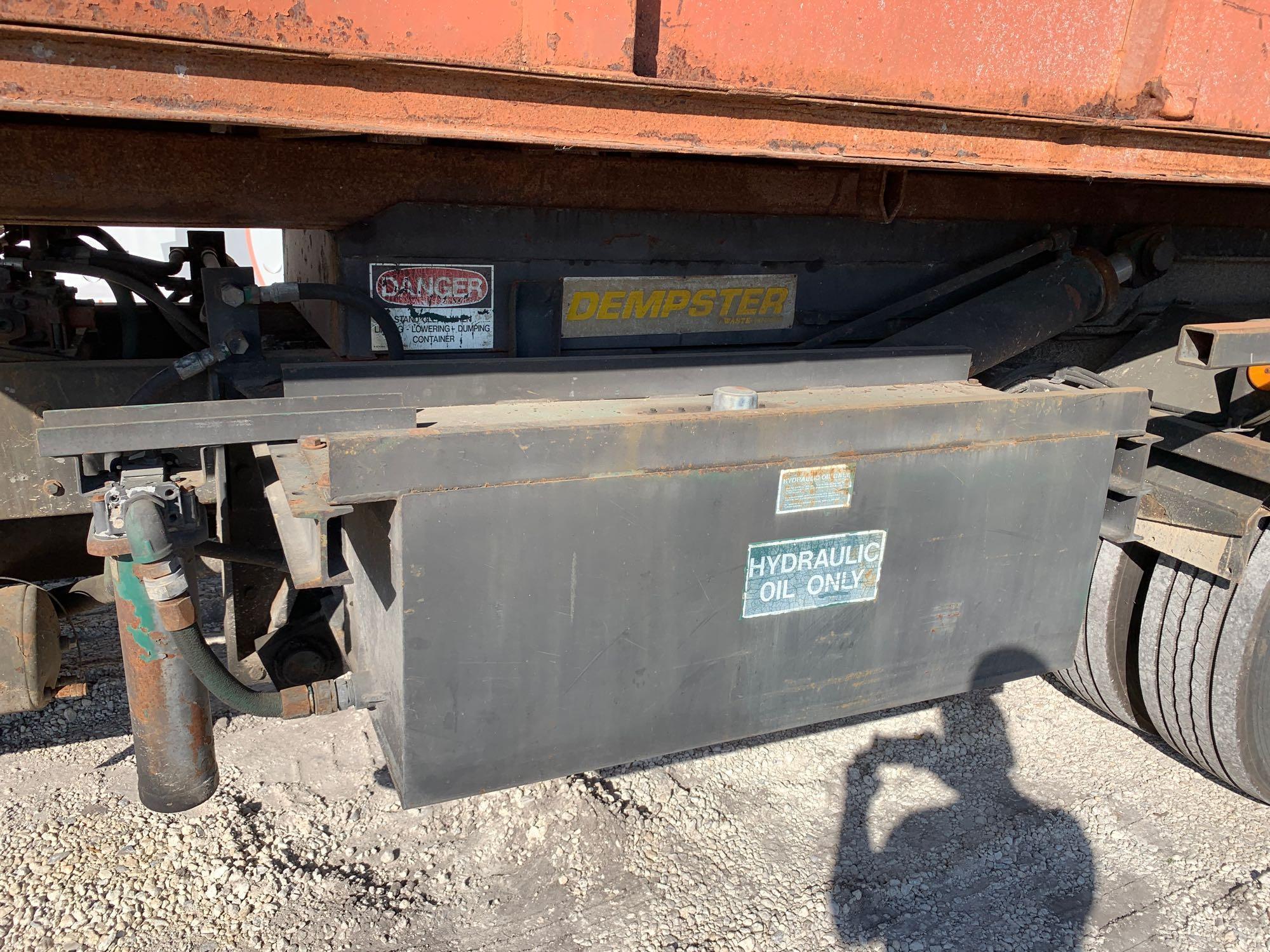 1991 Kenworth T800 T/A Rolloff Truck with Dumpster