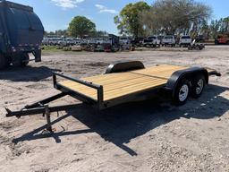 Tandem Axle Flatbed Utility Trailer