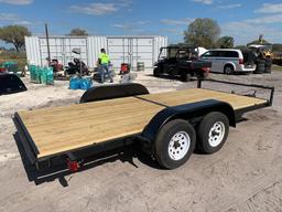 Tandem Axle Flatbed Utility Trailer