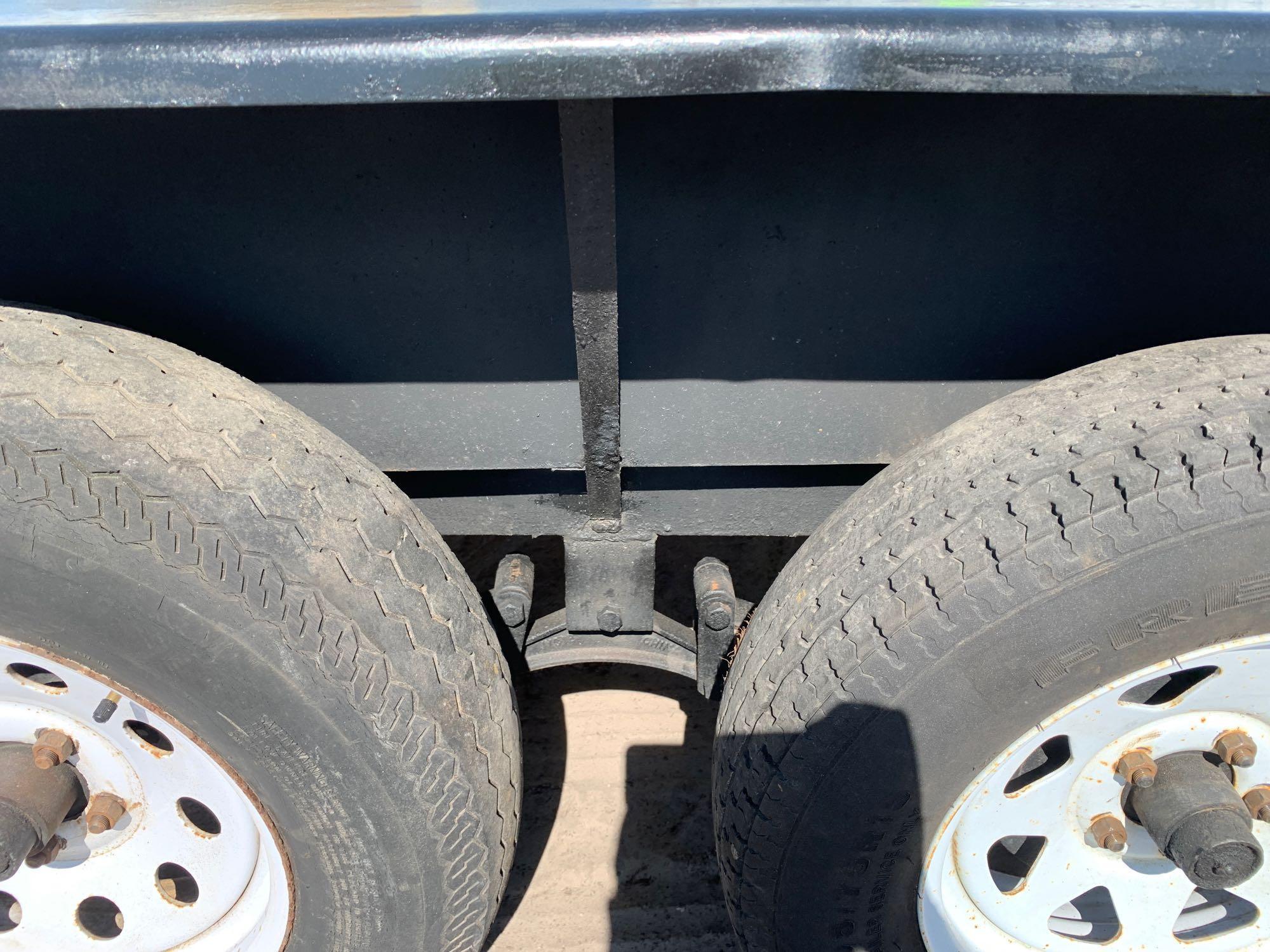 Tandem Axle Flatbed Utility Trailer