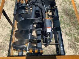 Unused 2021 Wolverine Skid Steer Auger and Bits