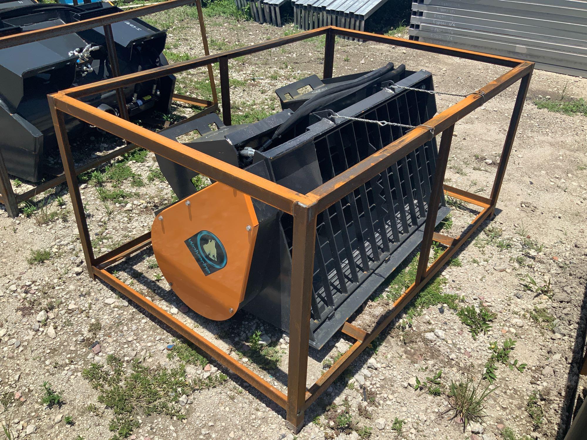 Unused 2021 Wolverine Skid Steer Concrete Mixer