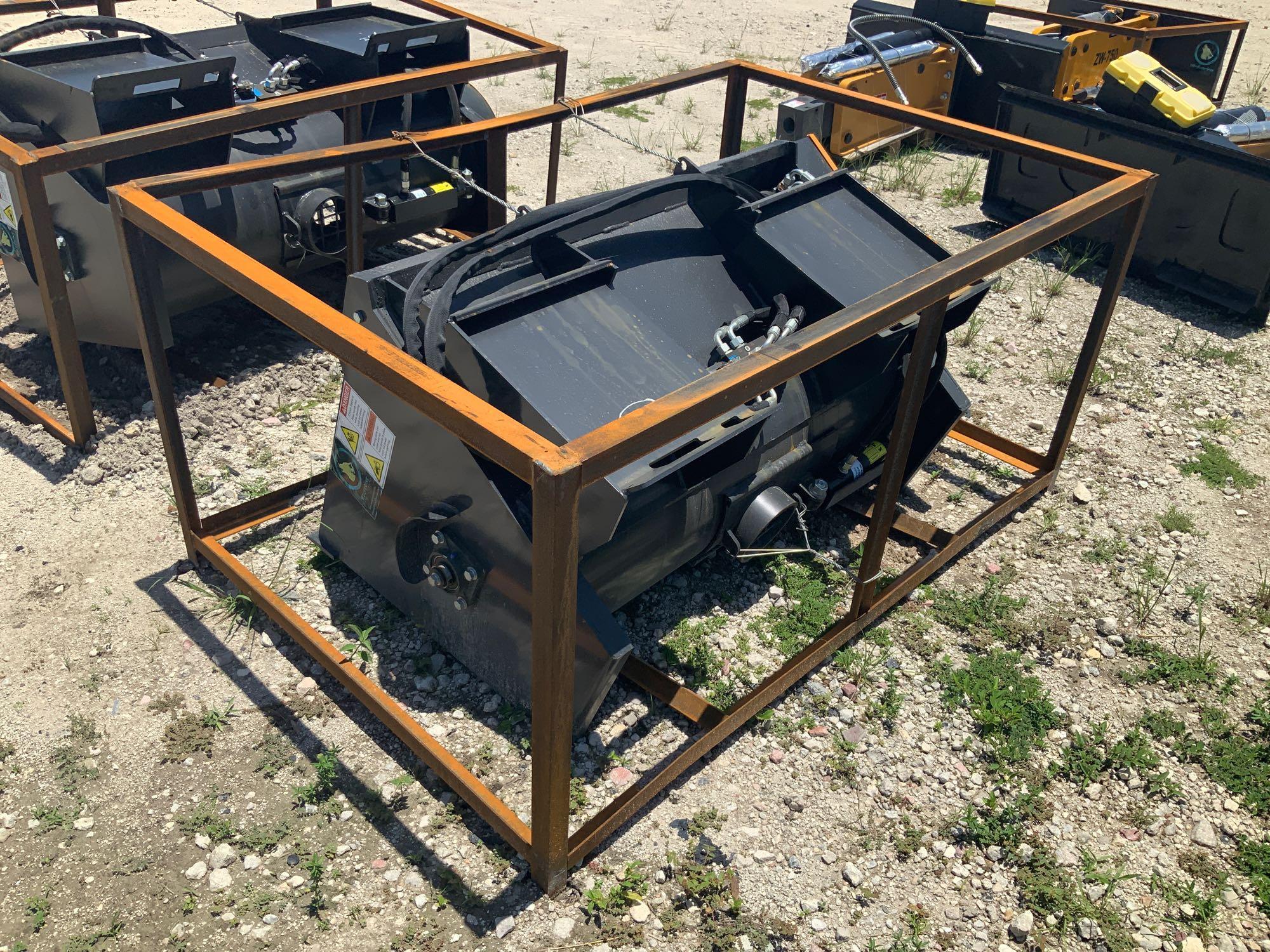 Unused 2021 Wolverine Skid Steer Concrete Mixer