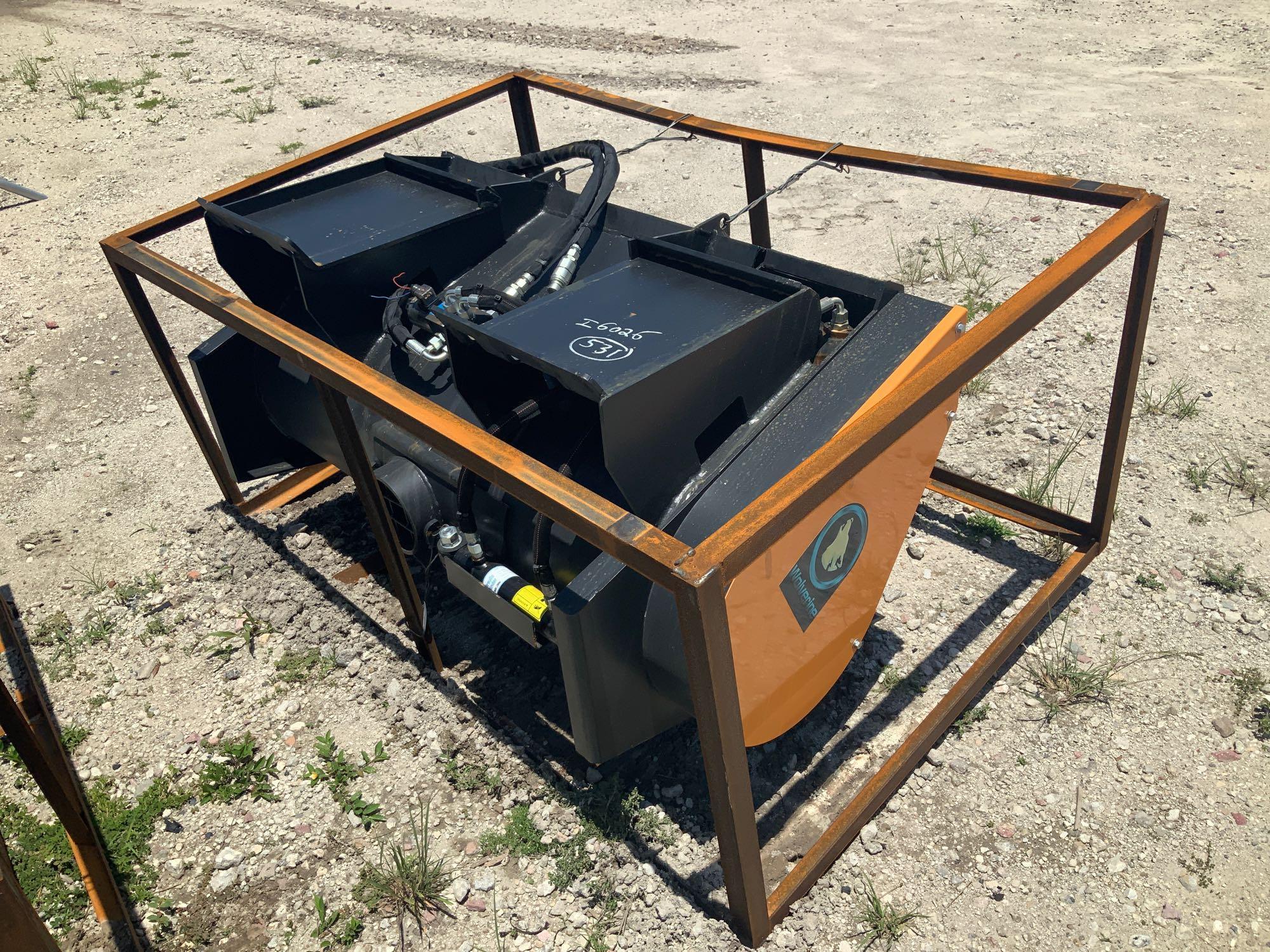 Unused 2021 Wolverine Skid Steer Concrete Mixer