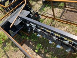 Unused 2021 Wolverine 48in Skid Steer Trencher Attachment