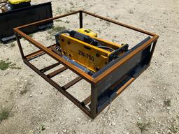Unused 2021 Wolverine Skid Steer Concrete Breaker