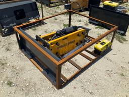 Unused 2021 Wolverine Skid Steer Concrete Breaker