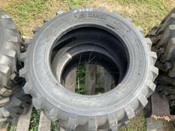 Four Unused 10-16.5 Skid Steer Tires