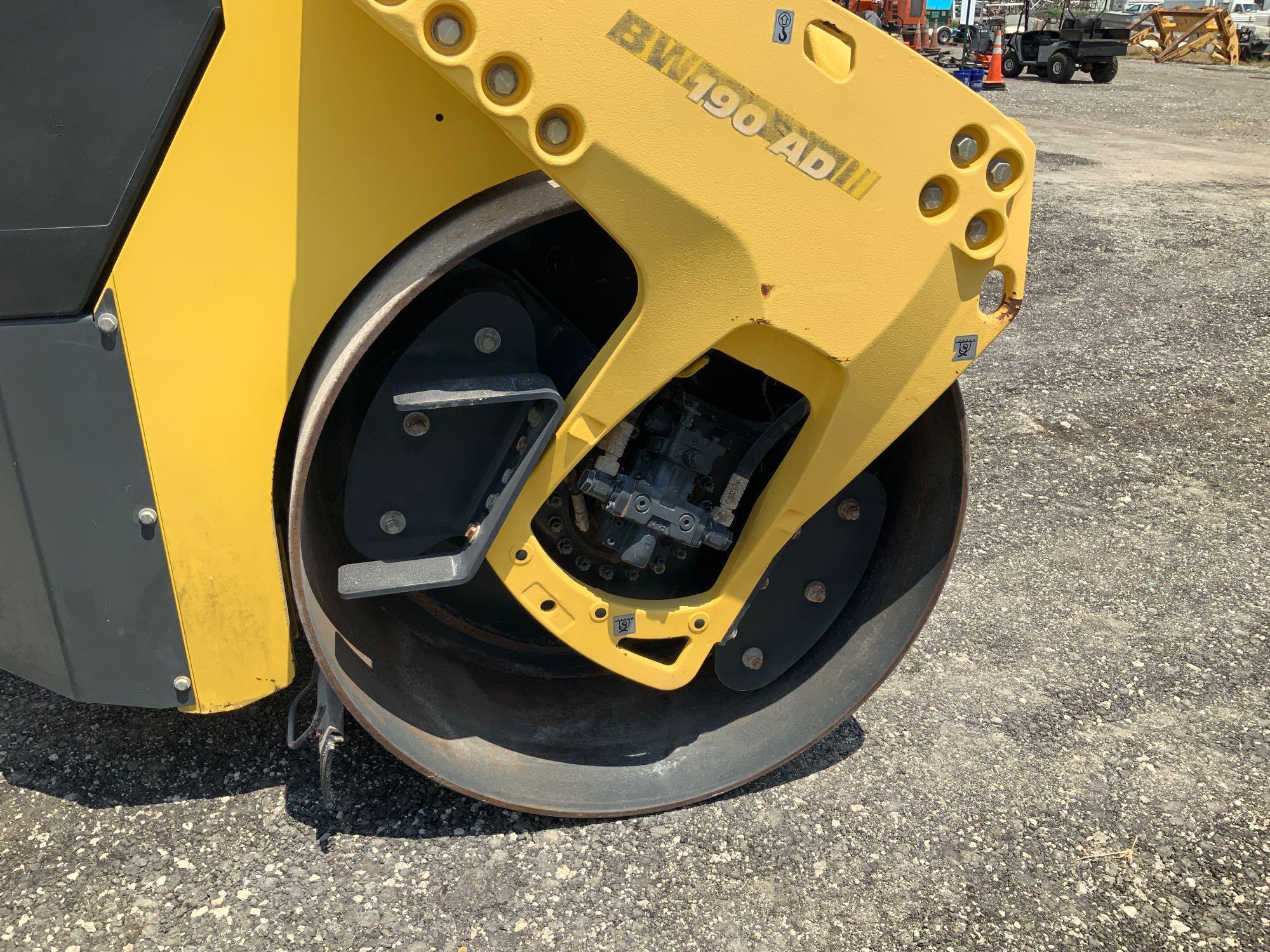 2014 Bomag BW 190 AD-4 Tandem Drum Vibratory Roller