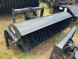 Unused 2021 Wolverine Skid Steer Angle Broom