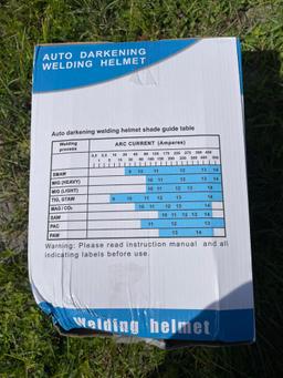 Unused Auto Darkening Welding Helmet