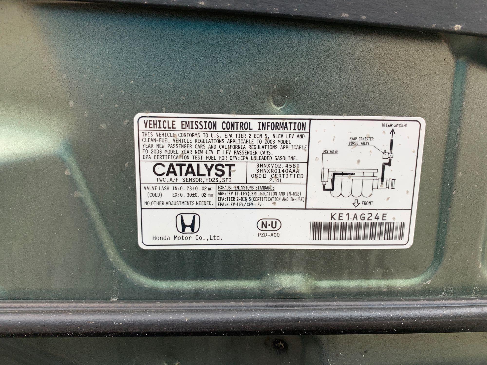 2003 Honda Element AWD Sport Utility Vehicle
