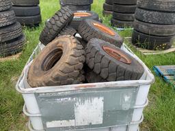 Pallet of Used Forklift Tires