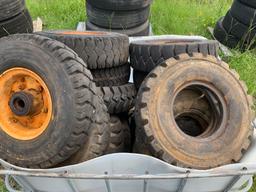 Pallet of Used Forklift Tires