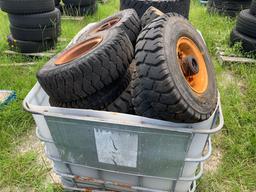 Pallet of Used Forklift Tires