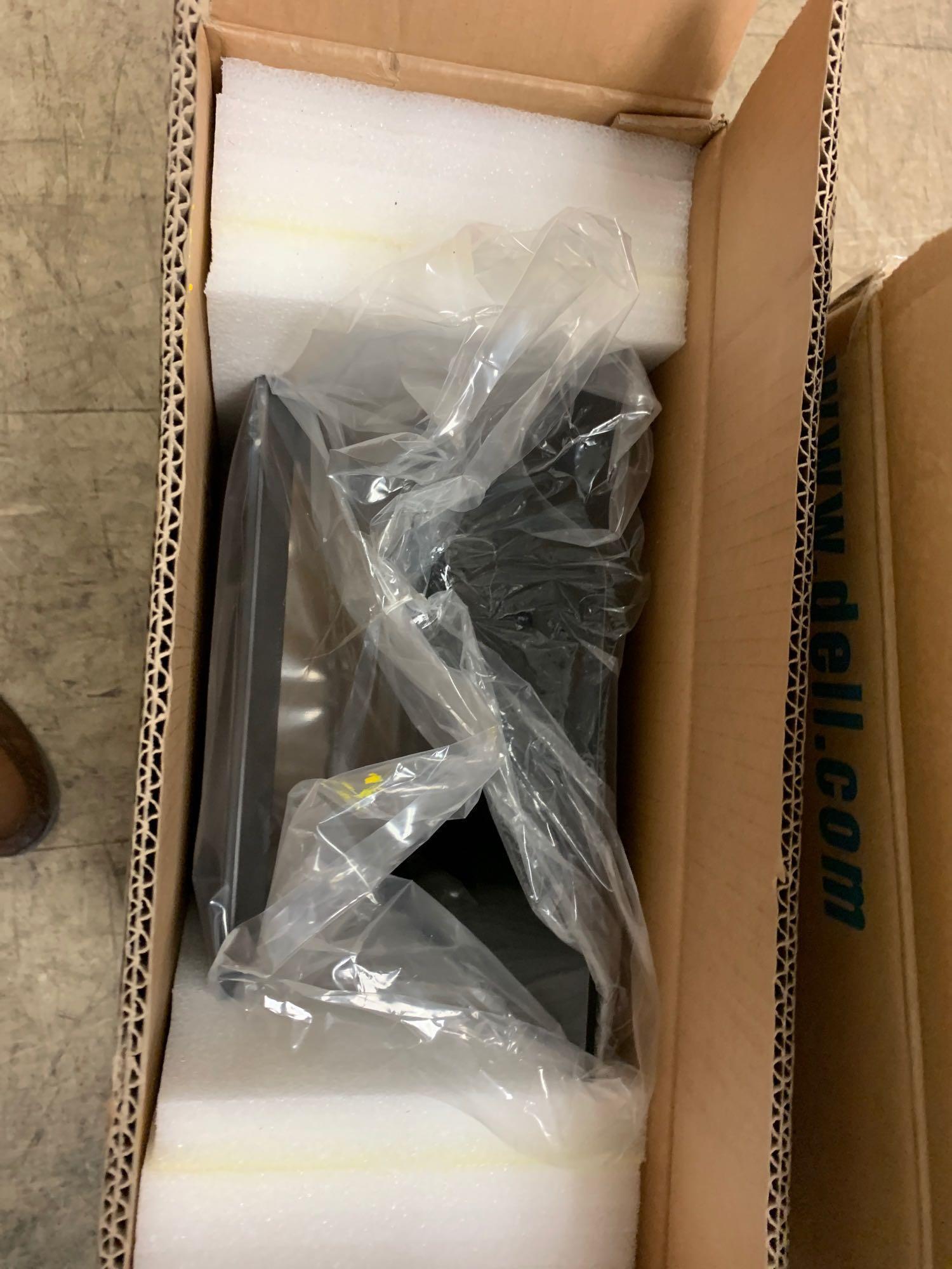Misc Electronics (3 Dock Sta, Box of Misc, 2 Monitors, 2 Monitor Stands, 4 Printer/Scanners,